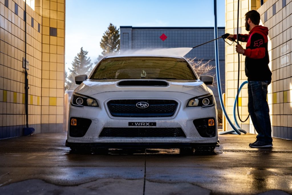 Photo Pressure washing